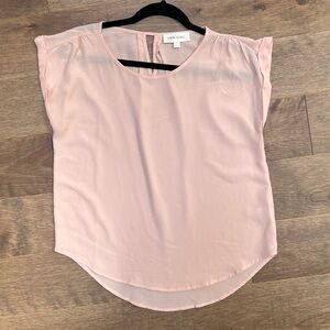 Pink Rose gauzy top